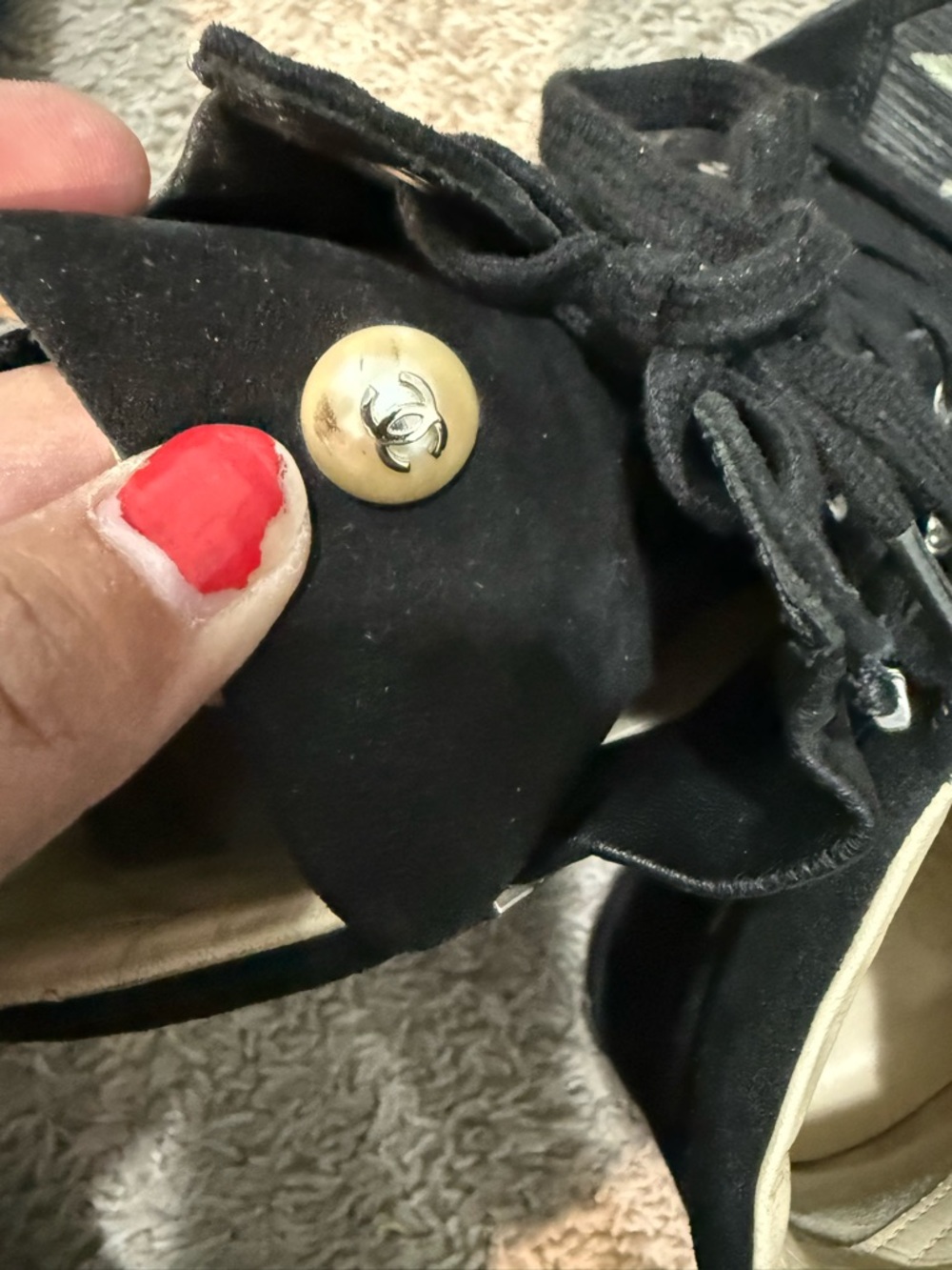 High-Top Chanel  Sneakers - Picture 6 of 7